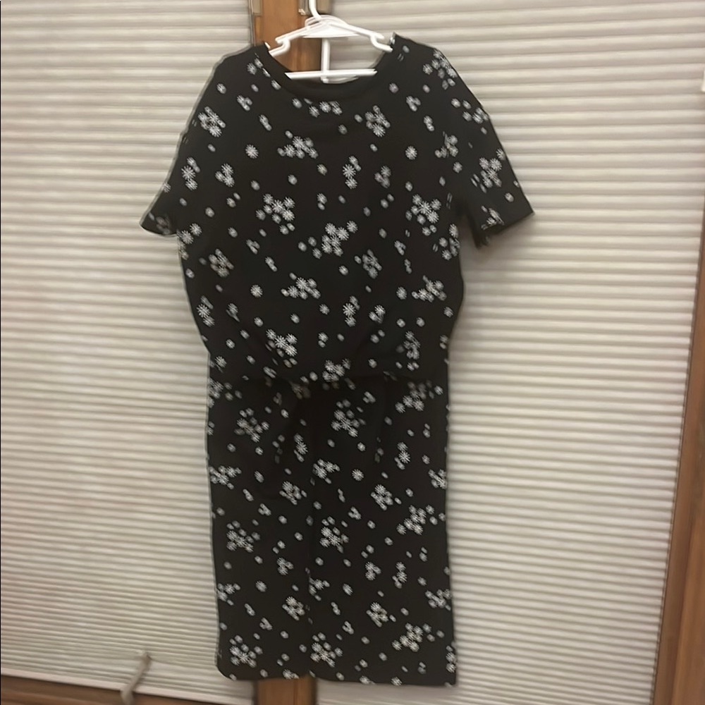 Black Floral Dress